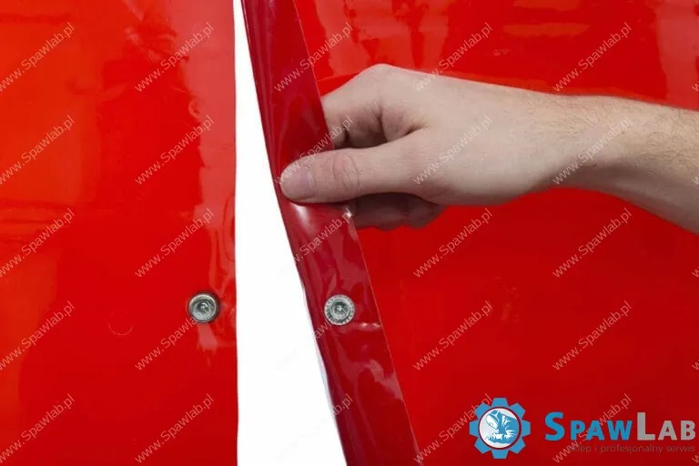 Weldas Ekran Spawalniczy LAVAshield® Czerwony 180×137 cm z możliwością łączenia 55-6218, zdjęcie 4