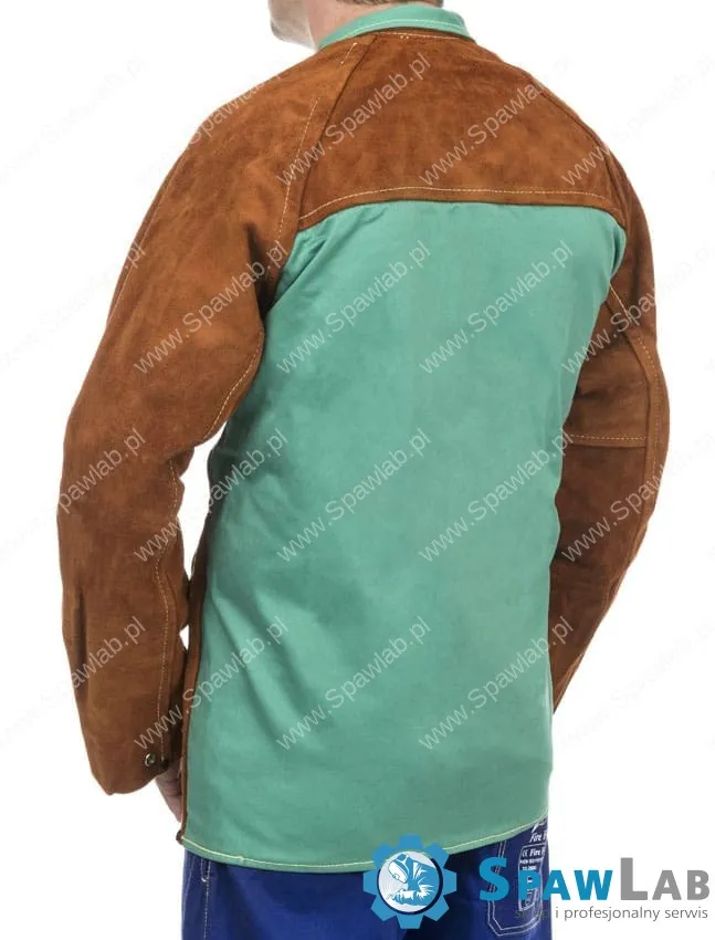 Weldas Kurtka spawalnicza hybrydowa Lava Brown™ (76 cm) 44-7300/P, zdjęcie 5