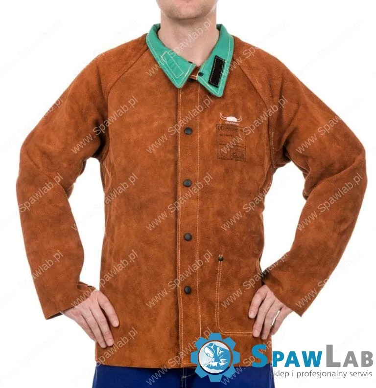 Weldas Kurtka spawalnicza skórzana Lava Brown™ (długość 76 cm) 44-7300