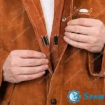Weldas Kurtka spawalnicza skórzana Lava Brown™ (długość 76 cm) 44-7300, zdjęcie 2