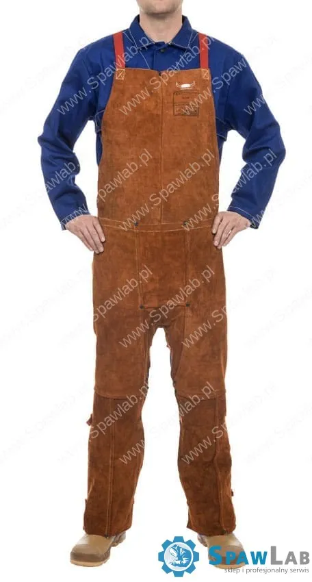 Weldas Ogrodniczki spawalnicze skórzane Lava BROWN™(122 cm) 44-7248