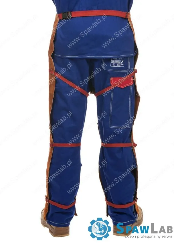Weldas Ogrodniczki spawalnicze skórzane Lava BROWN™(122 cm) 44-7248, zdjęcie 2