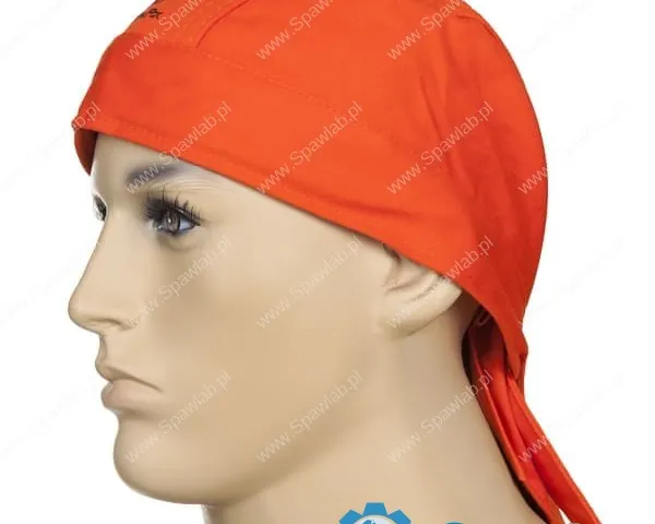 Weldas Pomarańczowa, trudnopalna chusta spawalnicza (Doo-Rag) Fire Fox™ 23-3613