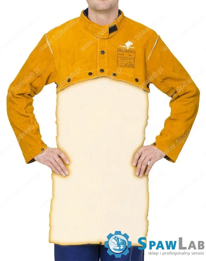 Weldas Popiersie spawalnicze skórzane Golden Brown™ 44-2800, zdjęcie 4