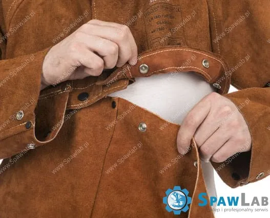 Weldas Popiersie spawalnicze z rękawami Lava Brown™ 44-7800, zdjęcie 2