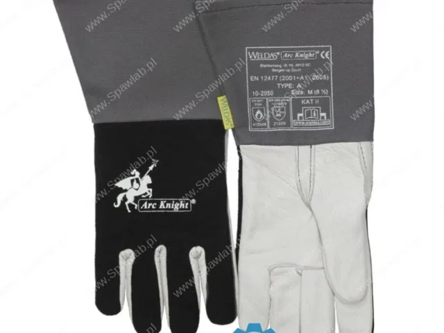 Weldas Rękawice spawalnicze Arc Knight® - Ochrona Klasy 2 i Wysoki Komfort 10-2050