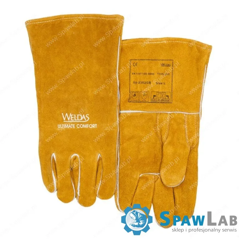 Weldas Rękawice spawalnicze COMFOflex® Golden Brown™ z osłoną aluminiowaną 10-2392GB