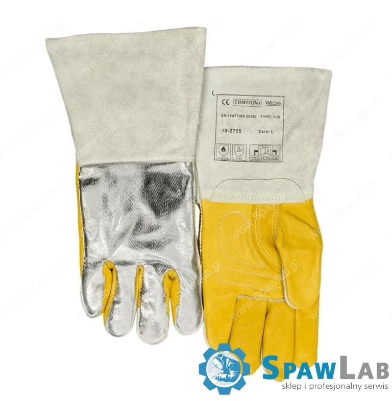 Weldas Rękawice spawalnicze COMFOflex® z osłoną aluminiowaną 10-2755