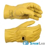 Weldas Rękawice spawalnicze Golden Brown™ ze skóry licowej 10-2700, zdjęcie 3