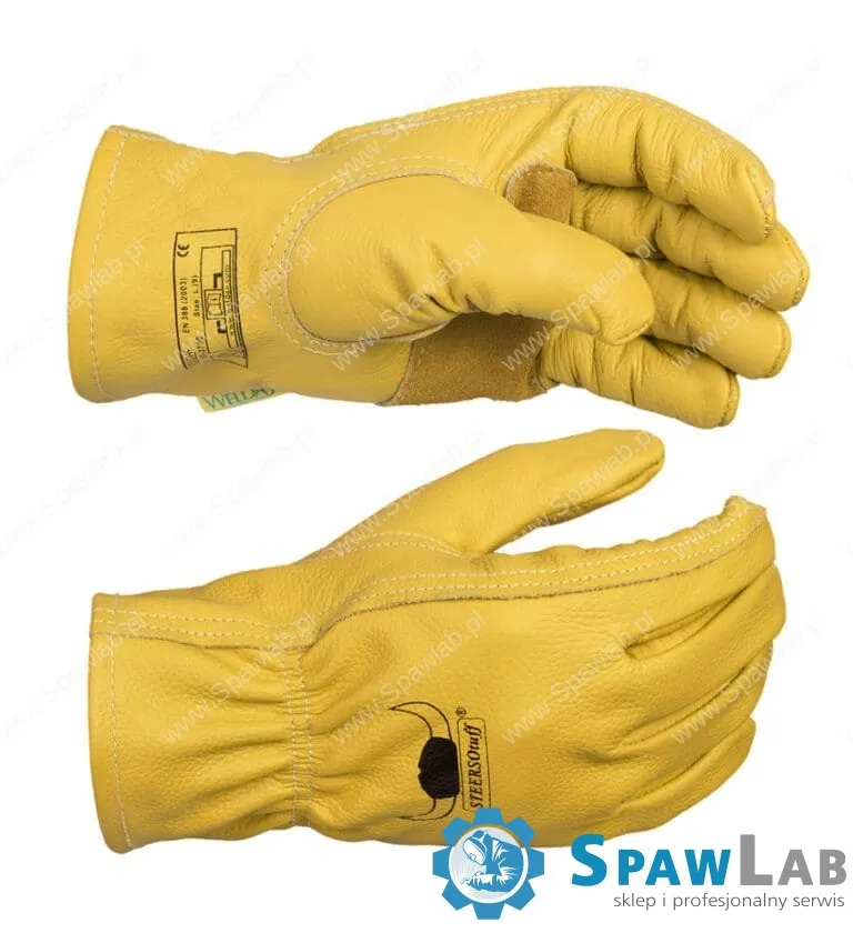 Weldas Rękawice spawalnicze Golden Brown™ ze skóry licowej 10-2700, zdjęcie 3