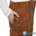 Weldas Skórzane spodnie spawalnicze Lava Brown™ 44-7440/7600, zdjęcie 4