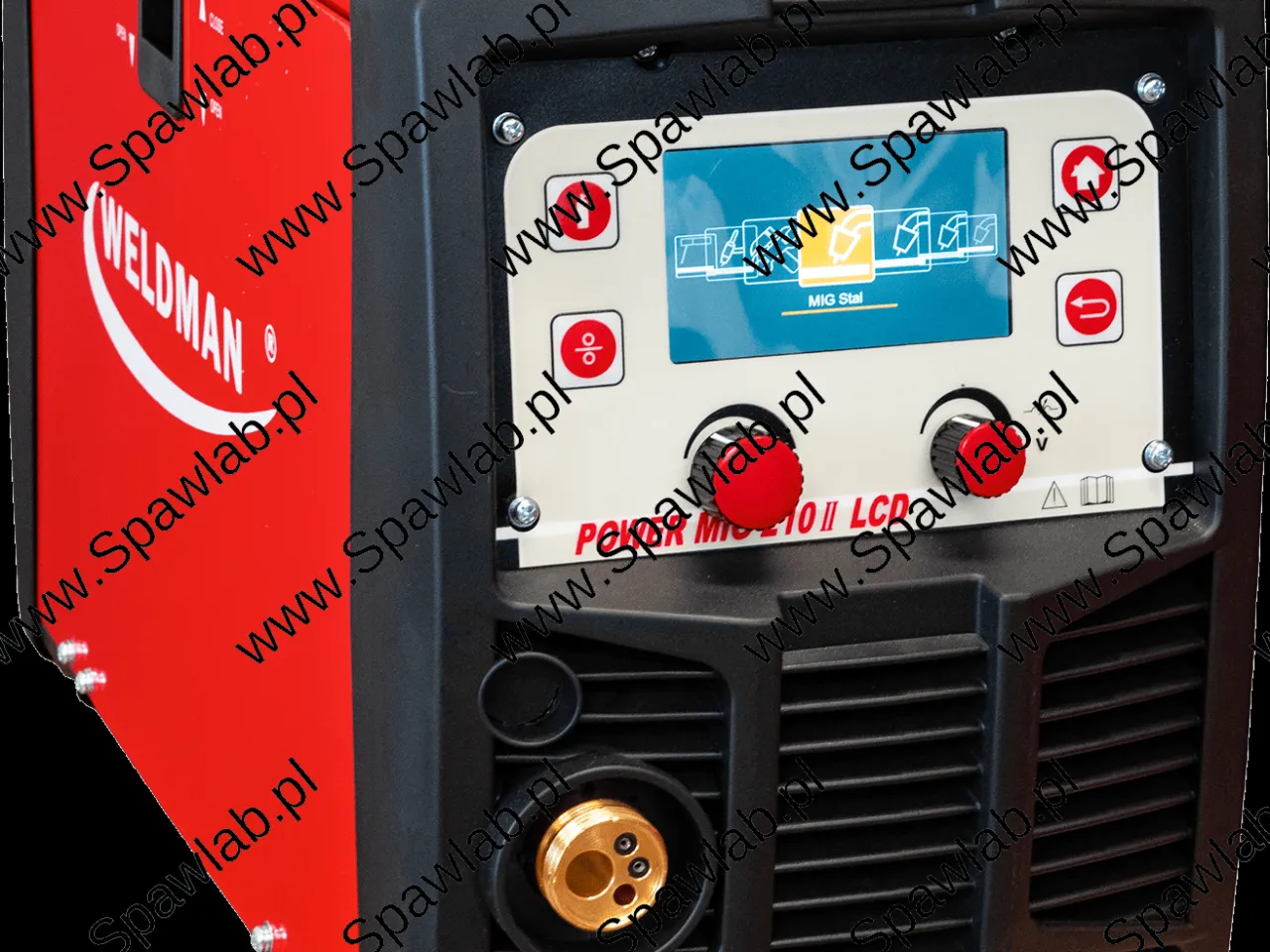 Weldman Power MIG 210 LCD Synergy MIG/TIG/MMA 4×4