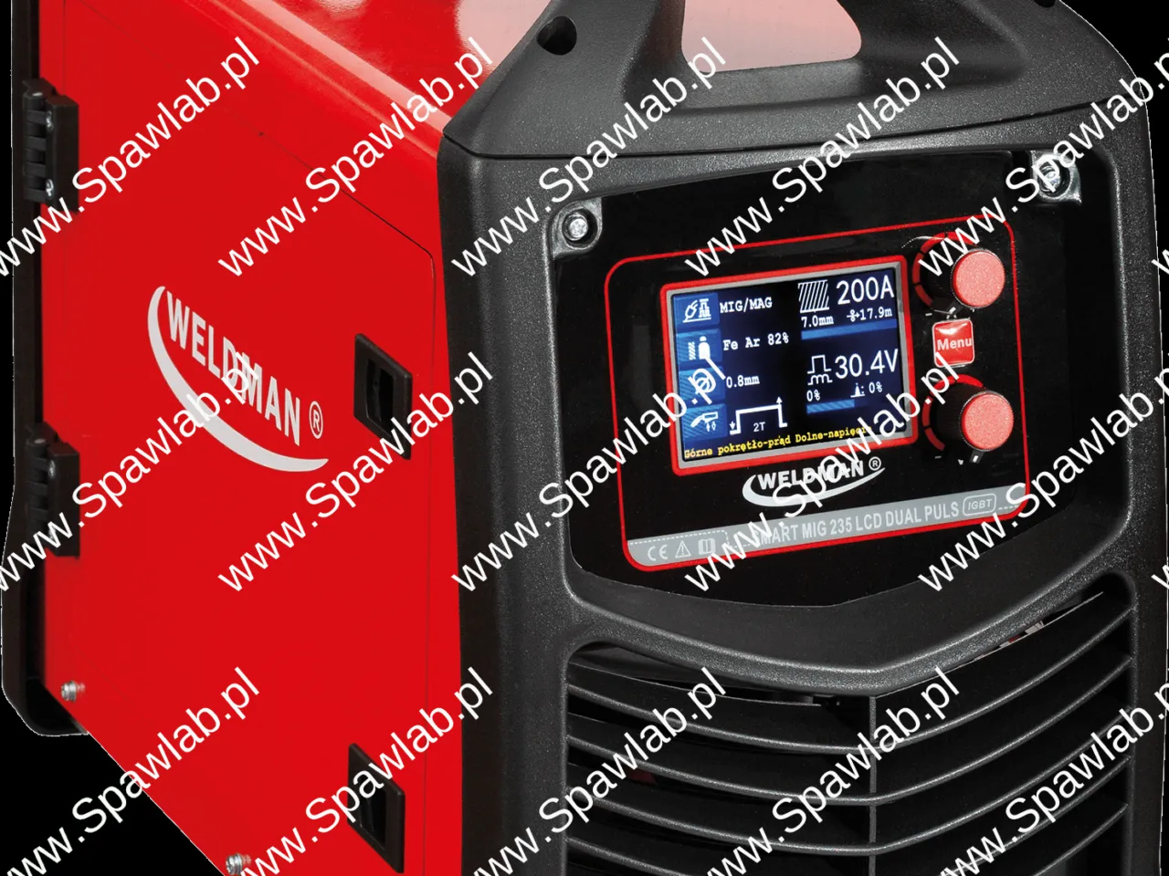 Weldman Smart MIG 235 LCD SYN Dual puls