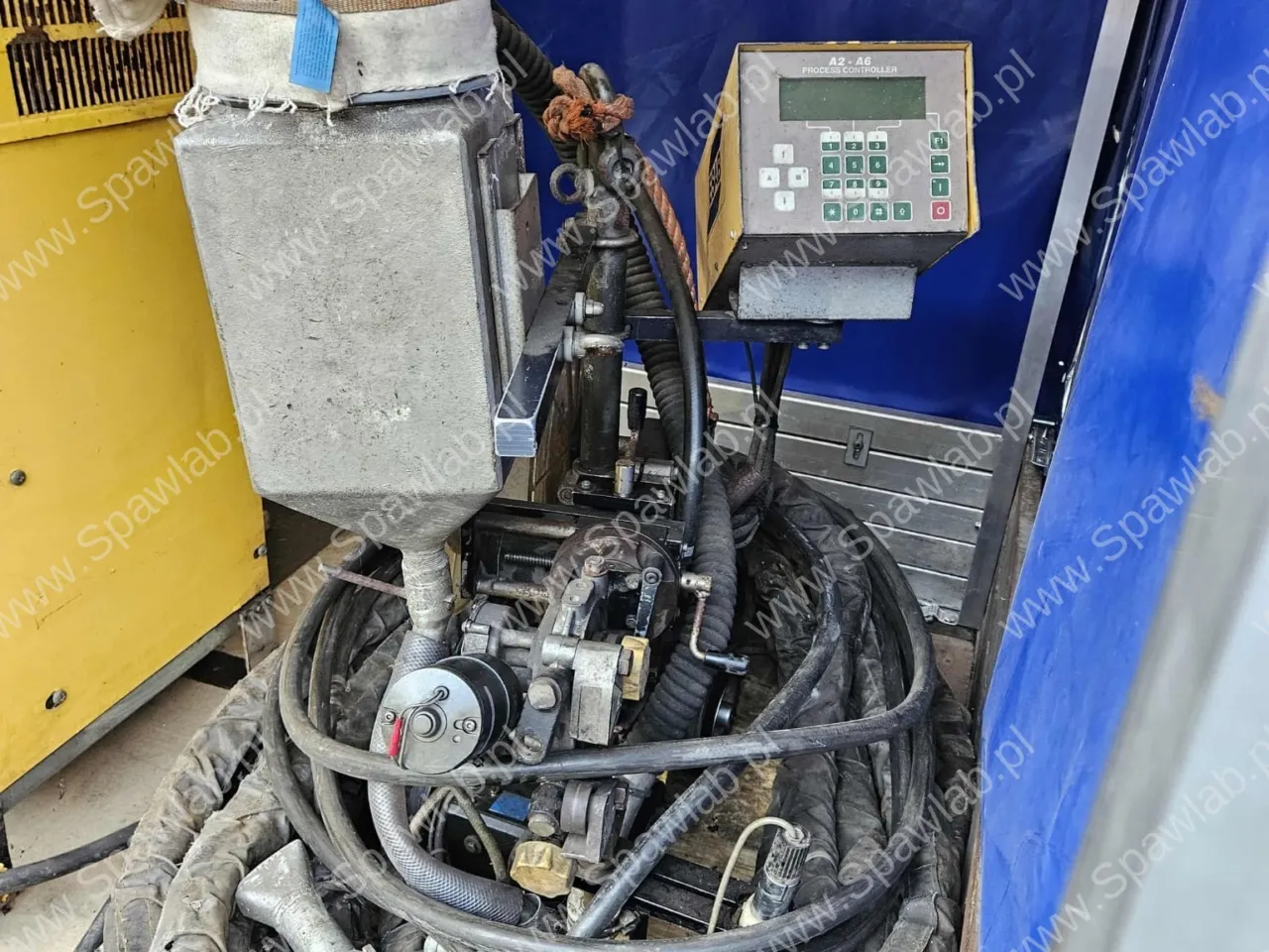 Zestaw- 2x Esab LAE 1250, 1x Esab LAE 800 + 3x traktorek spawalniczy esab ( panel A2-A6), Przewód pośredni ok 50m, zdjęcie 10