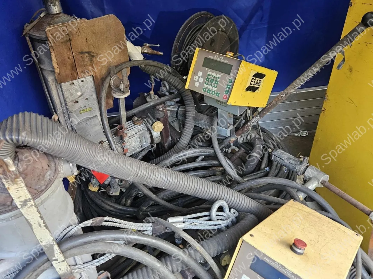 Zestaw- 2x Esab LAE 1250, 1x Esab LAE 800 + 3x traktorek spawalniczy esab ( panel A2-A6), Przewód pośredni ok 50m, zdjęcie 3