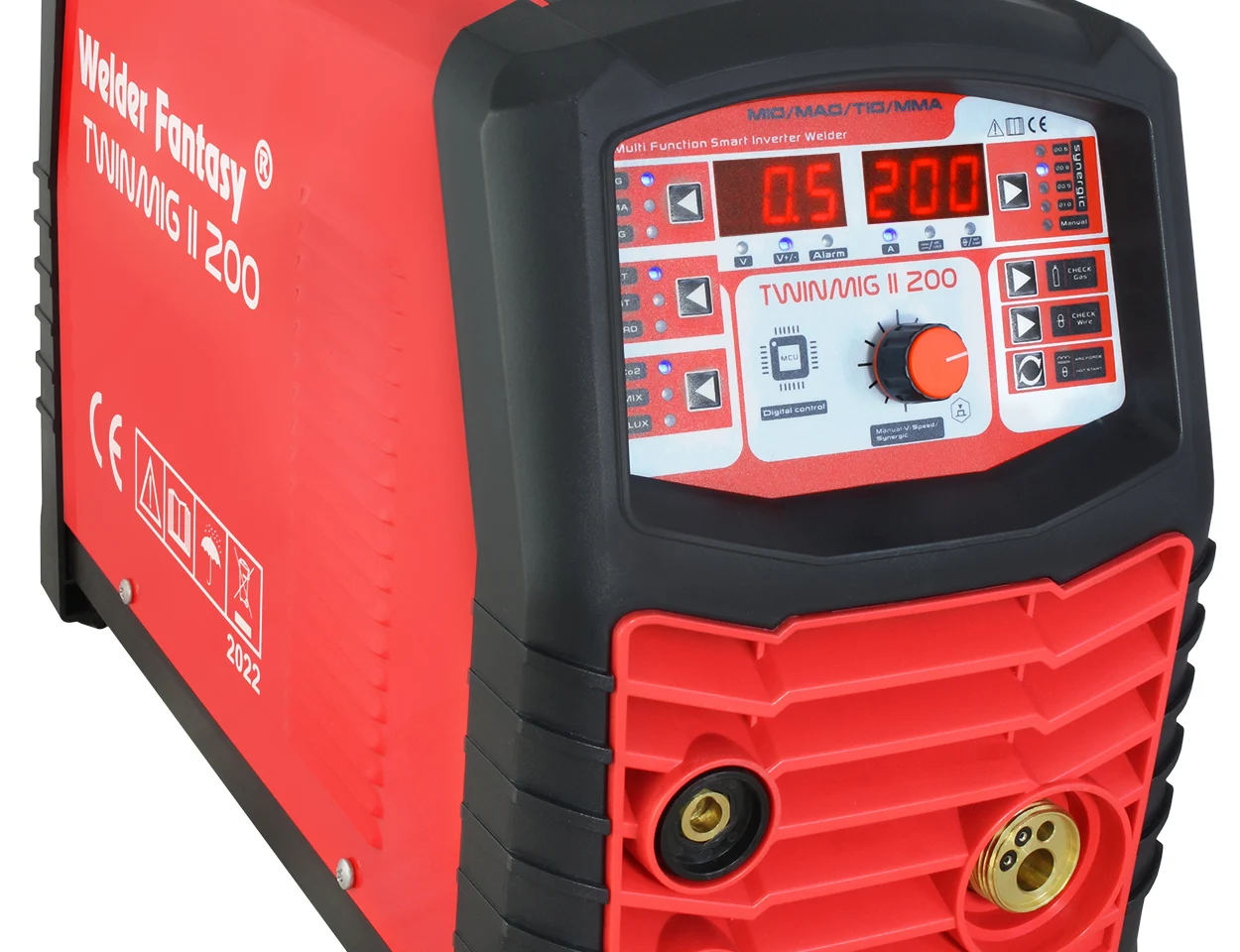 Zestaw producenta półautomat spawalniczy 3w1 TWINMIG2 200A Synergia MIG/MAG/FCAW/MMA/TIG LIFT Welder Fantasy + Wózek spawalniczy 1301, zdjęcie 2