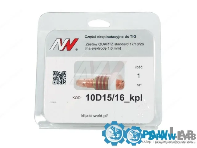Zestaw Quartz - standard 17/18/26 [na elektrodę 1.6mm]