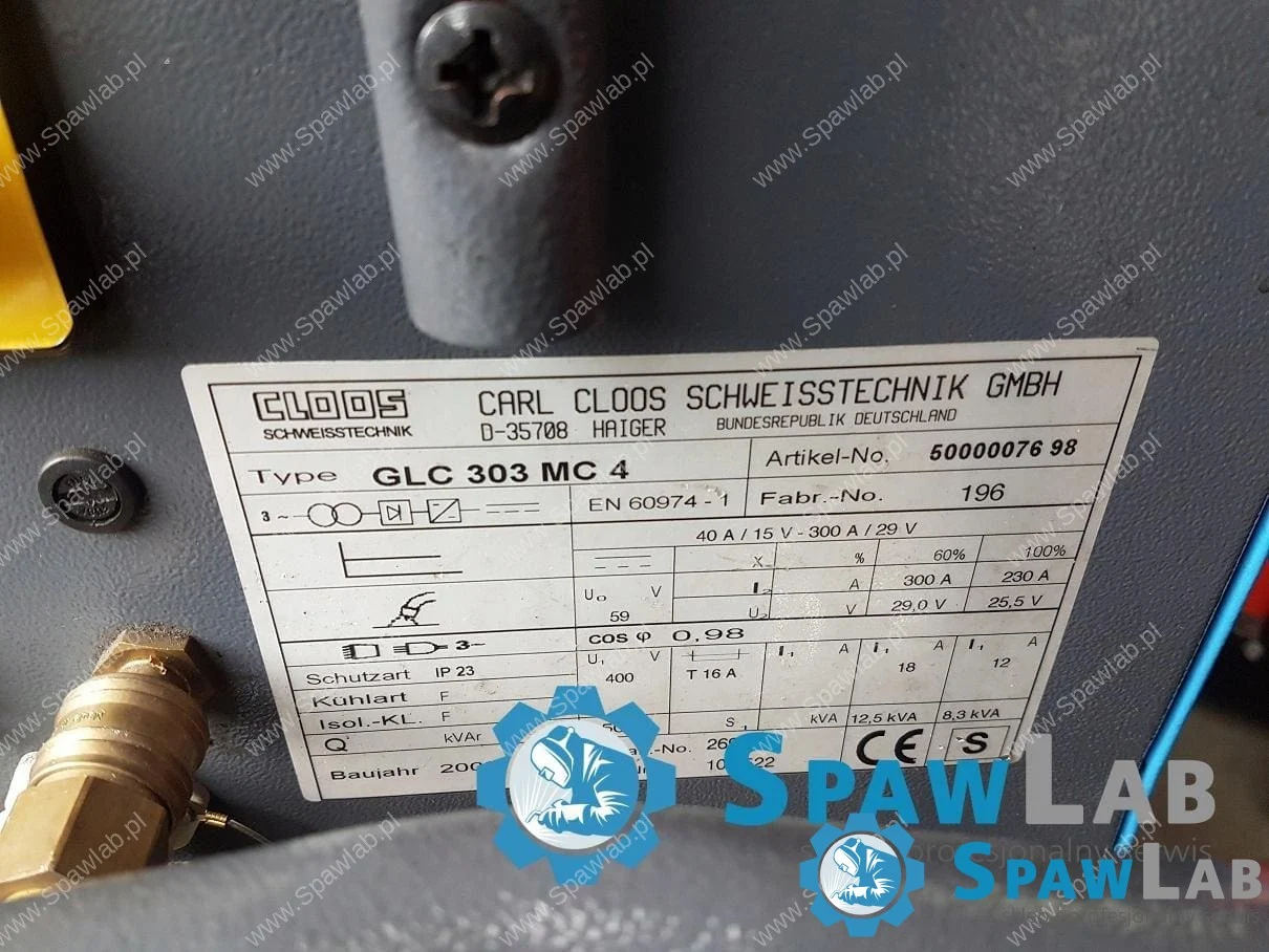 Cloos GLC 300A MC4, zdjęcie 9