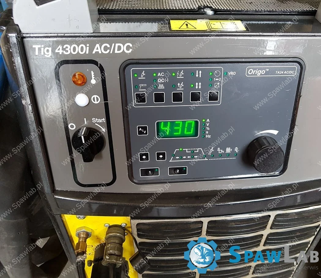ESAB Origo TIG 4300iw AC/DC, zdjęcie 12