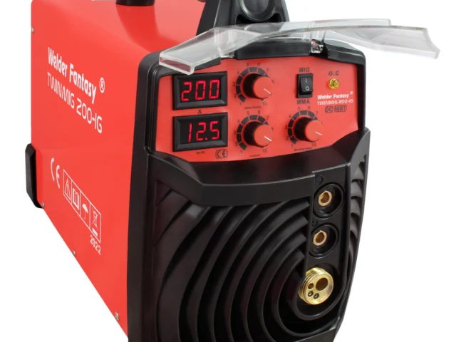 Półautomat spawalniczy 2w1 TWINMIG 200A-IG reg. indukcyjności. MIG/MAG/FCAW/MMA Welder Fantasy 230V