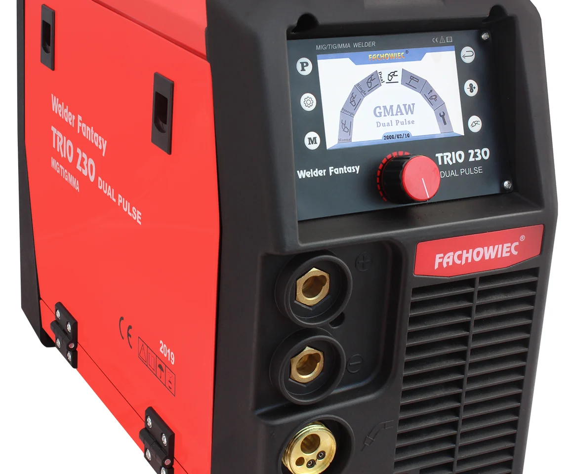 Półautomat spawalniczy 3w1 TRIO DUAL PULSE 230A MIG/MAG TIG MMA Welder Fantasy 230V