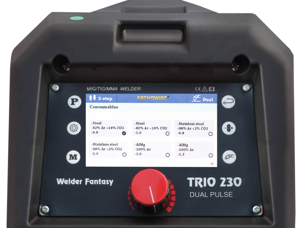 Półautomat spawalniczy 3w1 TRIO DUAL PULSE 230A MIG/MAG TIG MMA Welder Fantasy 230V, zdjęcie 2