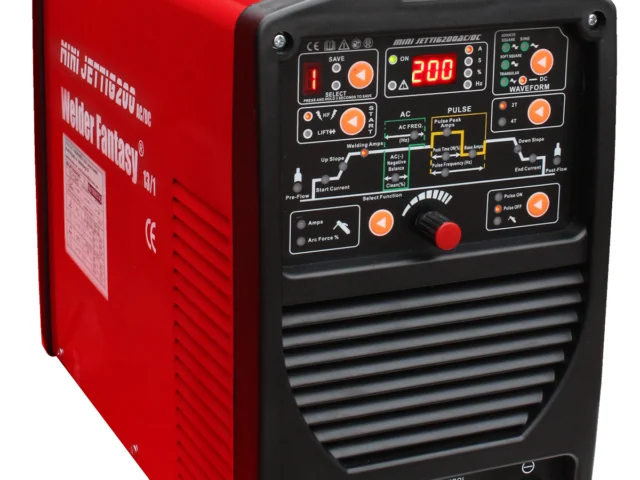Spawarka inwertorowa MINI JET TIG AC/DC 200 IGBT Welder Fantasy+ uchwyt Parker