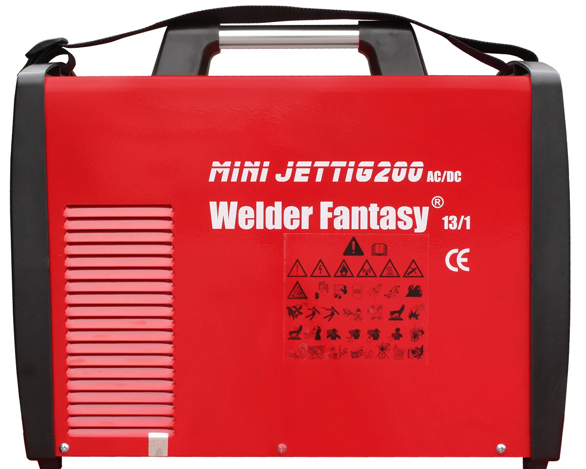 Spawarka inwertorowa MINI JET TIG AC/DC 200 IGBT Welder Fantasy+ uchwyt Parker, zdjęcie 4