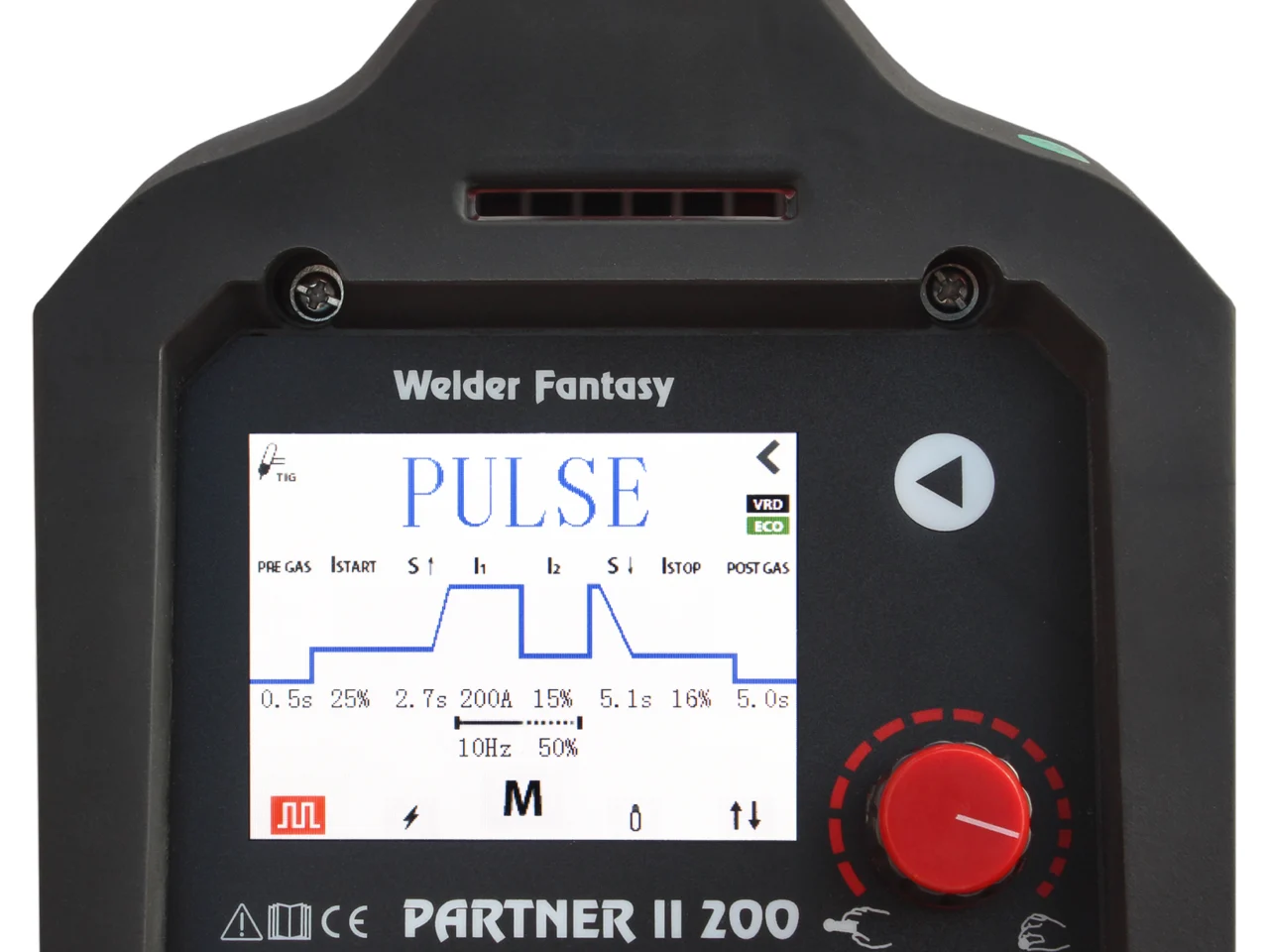 Spawarka inwertorowa PARTNER TIG DC 200 IGBT Welder Fantasy, zdjęcie 2