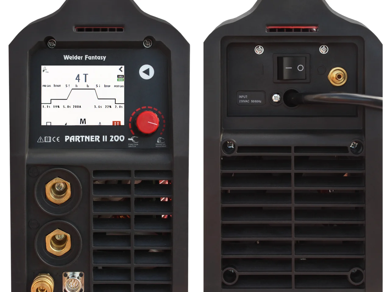 Spawarka inwertorowa PARTNER TIG DC 200 IGBT Welder Fantasy, zdjęcie 3