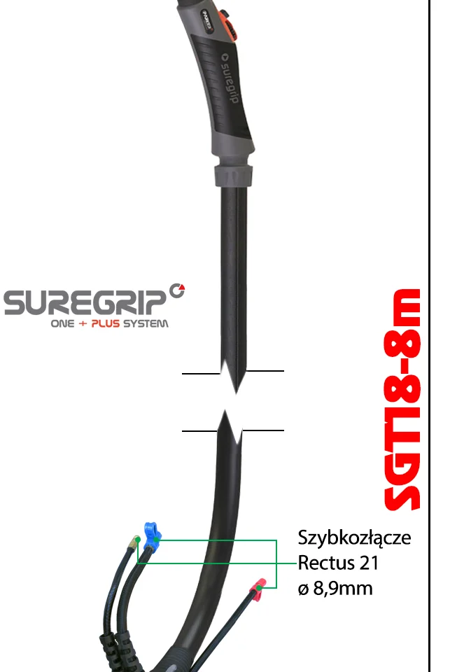 TIG UCHWYT SUREGRIP SGT18 FLEX PKG X 8m, zdjęcie 2