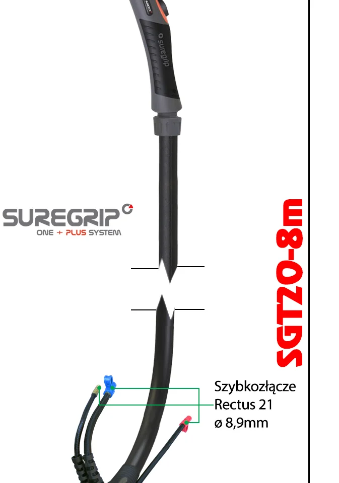 TIG UCHWYT SUREGRIP SGT20FX PKG X 8m, zdjęcie 2